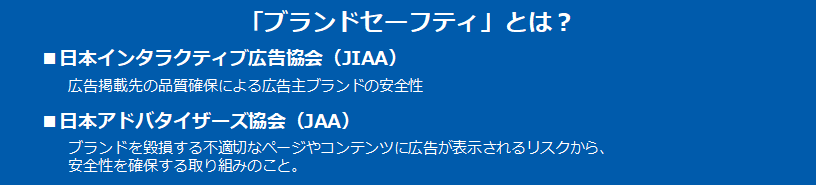 【ブランドセーフティ 　画像１】ブランドセーフティとは